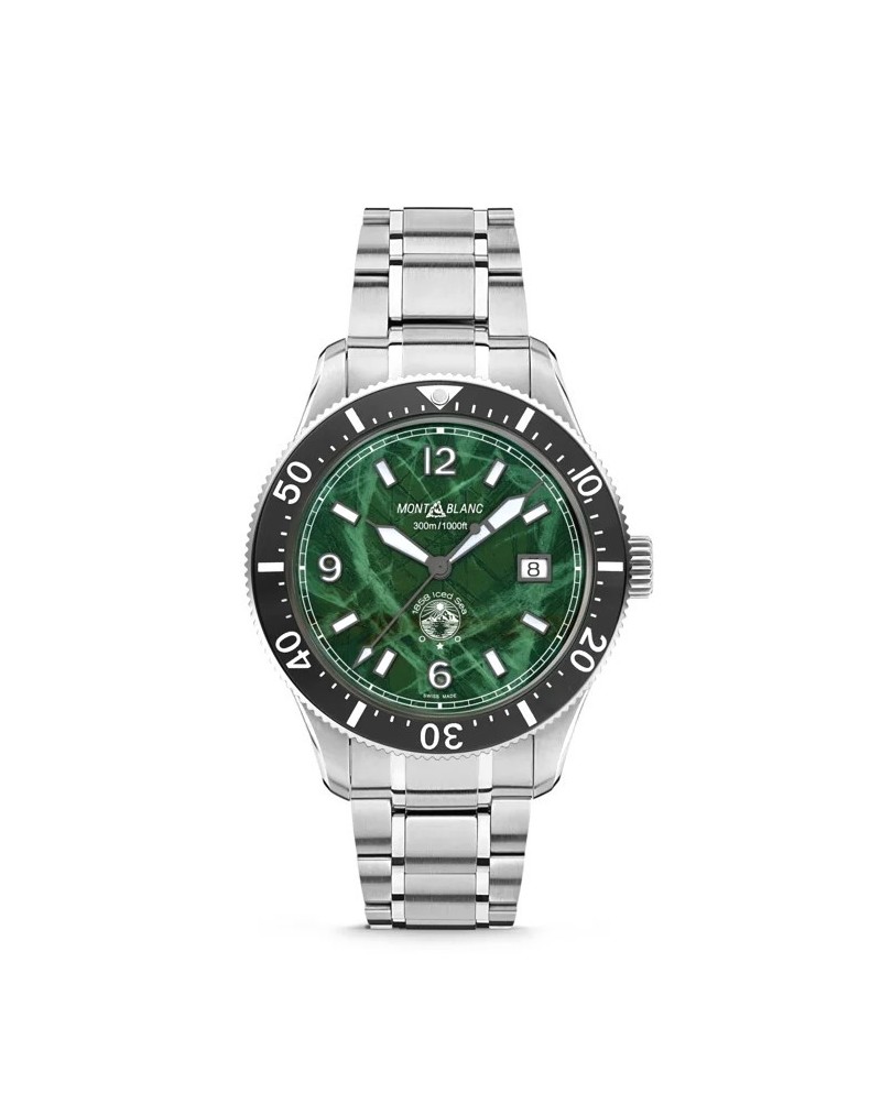 Orologio Montblanc Iced Sea Automatic Date Verde con Doppio Cinturino