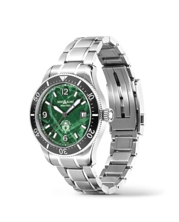 Montblanc Iced Sea Automatic Date Green Double Strap Watch