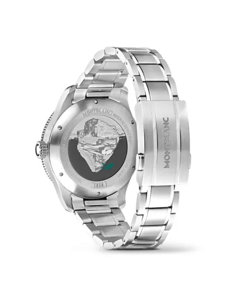 Montblanc Iced Sea Automatic Date Green Double Strap Watch