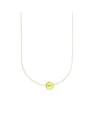 Luiber Gold Necklace with Button