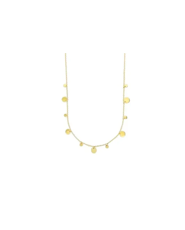 Luiber Gold Necklace with Rounds