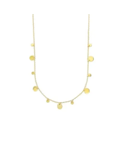 Luiber Gold Necklace with Rounds