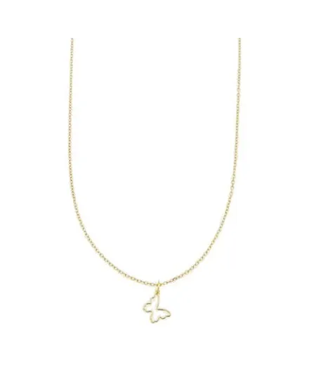 Collier en or Luiber avec profil papillon