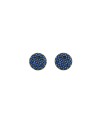 Luiber Gold Earrings with Blue Pavé Hoop