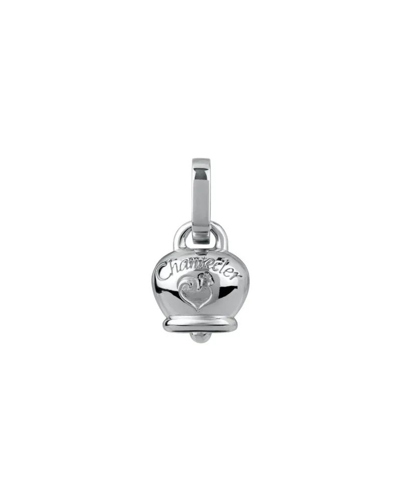 Pendentif cloche en argent Chantecler avec coq