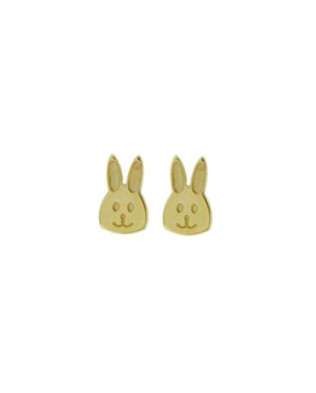 Boucles d'oreilles en or Luiber avec lapins