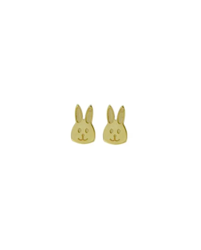 Boucles d'oreilles en or Luiber avec lapins
