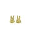 Luiber Gold Earrings with Bunnies