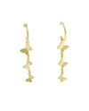 Luiber Gold Hoop Earrings with Butterflies