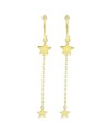 Luiber Gold Hoop Earrings with Stars