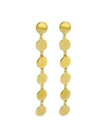 Luiber Gold Drop Earrings with Rounds
