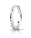 Alliance Unoaerre Venere «&nbsp;Slim&nbsp;» en or blanc et diamants