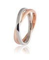 Unoaerre Insieme Wedding Ring in Two-Tone Gold