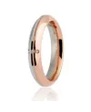 Alliance Unoaerre Eterna en or bicolore avec diamants