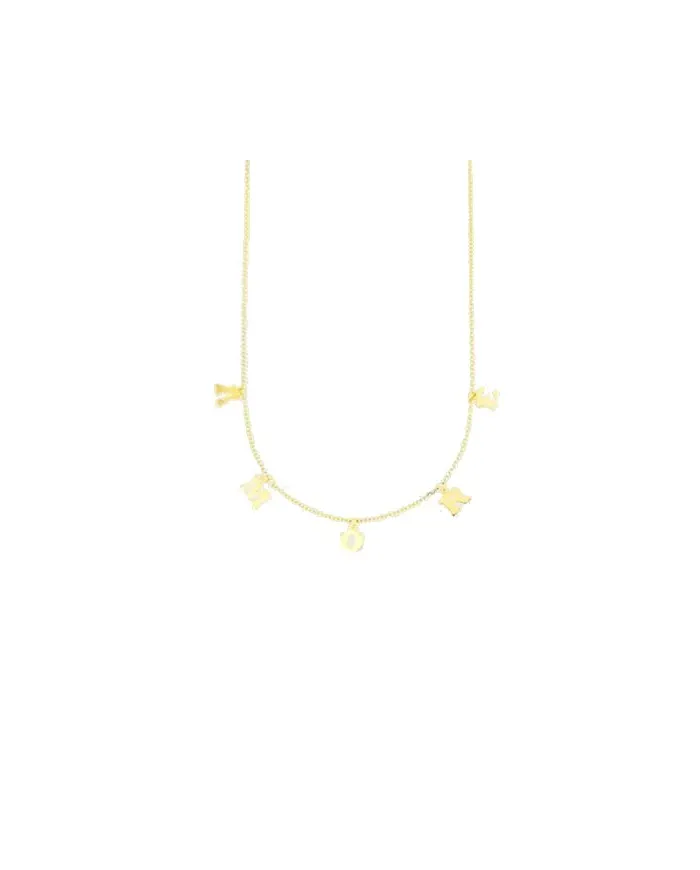 Collier en or Luiber avec inscription «&nbsp;Love&nbsp;»