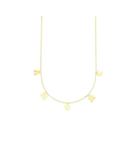 Luiber Gold Necklace with "Love" Writing