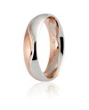 Unoaerre Galassia Two-Tone Gold Wedding Ring