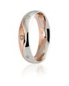 Alliance Unoaerre Galassia en or bicolore avec diamants