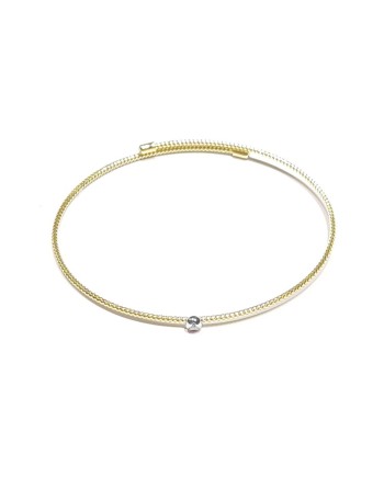 Bracciale Ponte Vecchio Nobile in Oro Giallo con Diamante