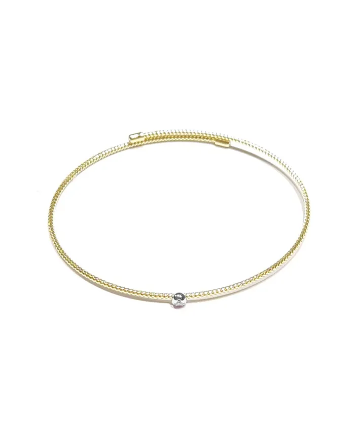 Bracelet Ponte Vecchio Nobile en or jaune avec diamant