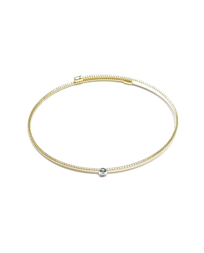 Bracciale Ponte Vecchio Nobile in Oro Giallo con Diamante