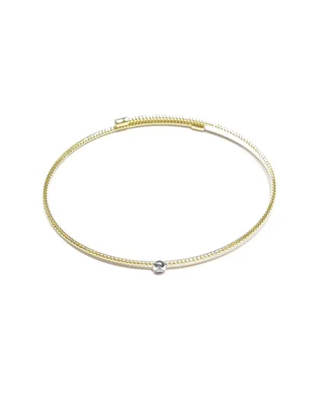 Bracelet Ponte Vecchio Nobile en or jaune avec diamant