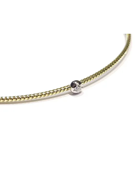 Bracelet Ponte Vecchio Nobile en or jaune avec diamant