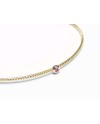 Ponte Vecchio Nobile Bracelet in Yellow Gold with Ruby