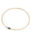 Ponte Vecchio Nobile Choker in Yellow Gold with Diamonds and Feline Head