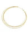 Ponte Vecchio Nobile Multi-strand Choker in Yellow Gold with Diamonds