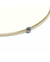 Girocollo Ponte Vecchio Nobile in Oro Giallo con Diamante Nero