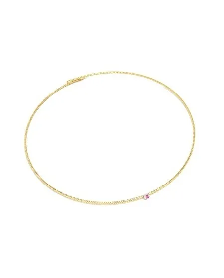 Ponte Vecchio Nobile Yellow Gold Choker with Ruby