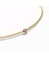 Ponte Vecchio Nobile Yellow Gold Choker with Ruby