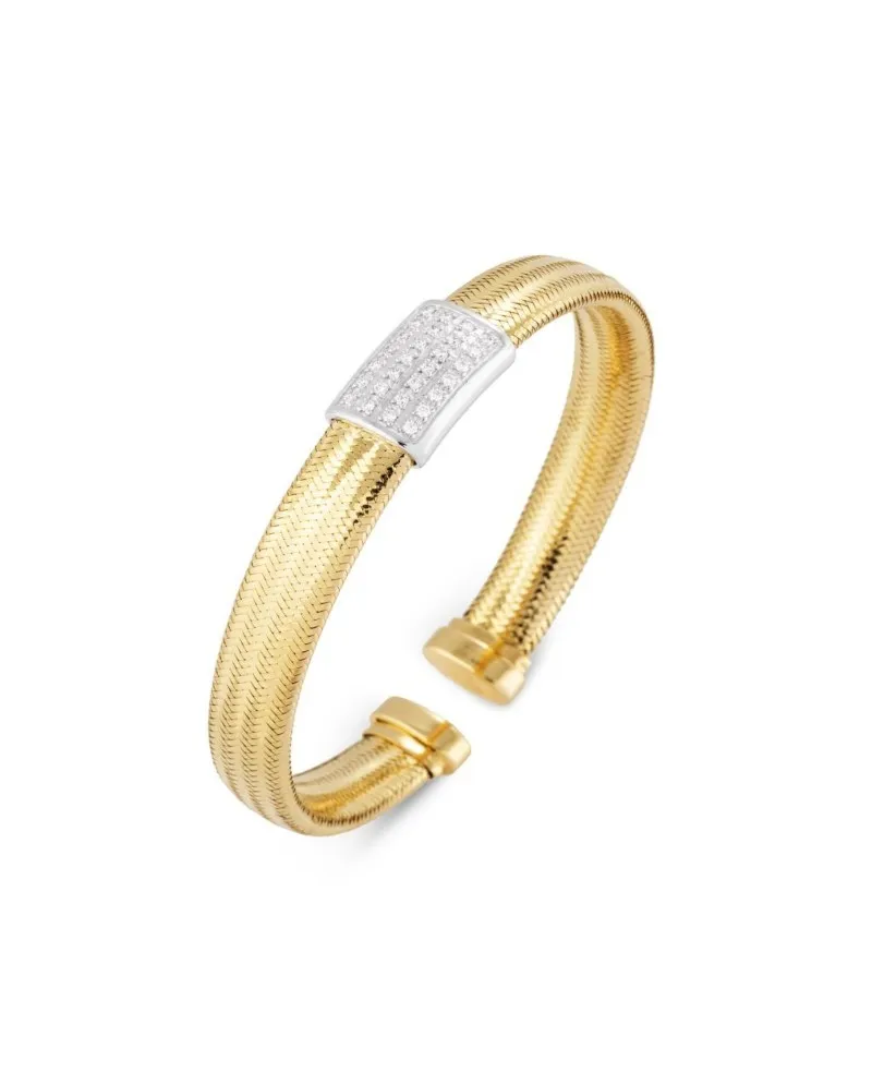 Bracelet Ponte Vecchio Nobile en or jaune avec pavé de diamants