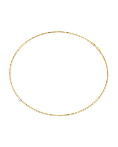 Ponte Vecchio Nobile Yellow Gold Choker with Diamond