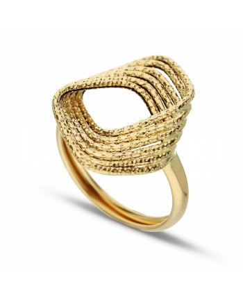 Anello Casella Gioielli in Oro Giallo con 6 Fili