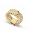 Elastic Band Ring Casella Jewelry in Yellow Gold 8 mm