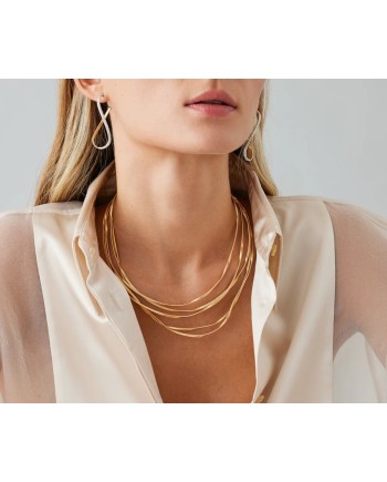 Collana Marco Bicego Marrakech a 5 Fili in Oro Giallo