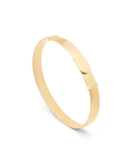 Bracelet jonc Marco Bicego Masai en or jaune, grand modèle