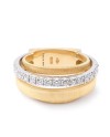 Marco Bicego Masai Ring in Yellow Gold with Band with Pavé Diamonds