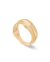 Anello a 3 Fili Marco Bicego Marrakech Onde in Oro Giallo