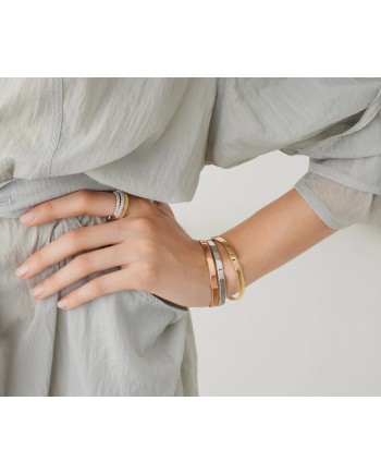 Bracelet jonc fin en or jaune Marco Bicego Masai