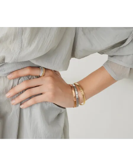 Bracelet jonc fin en or jaune Marco Bicego Masai