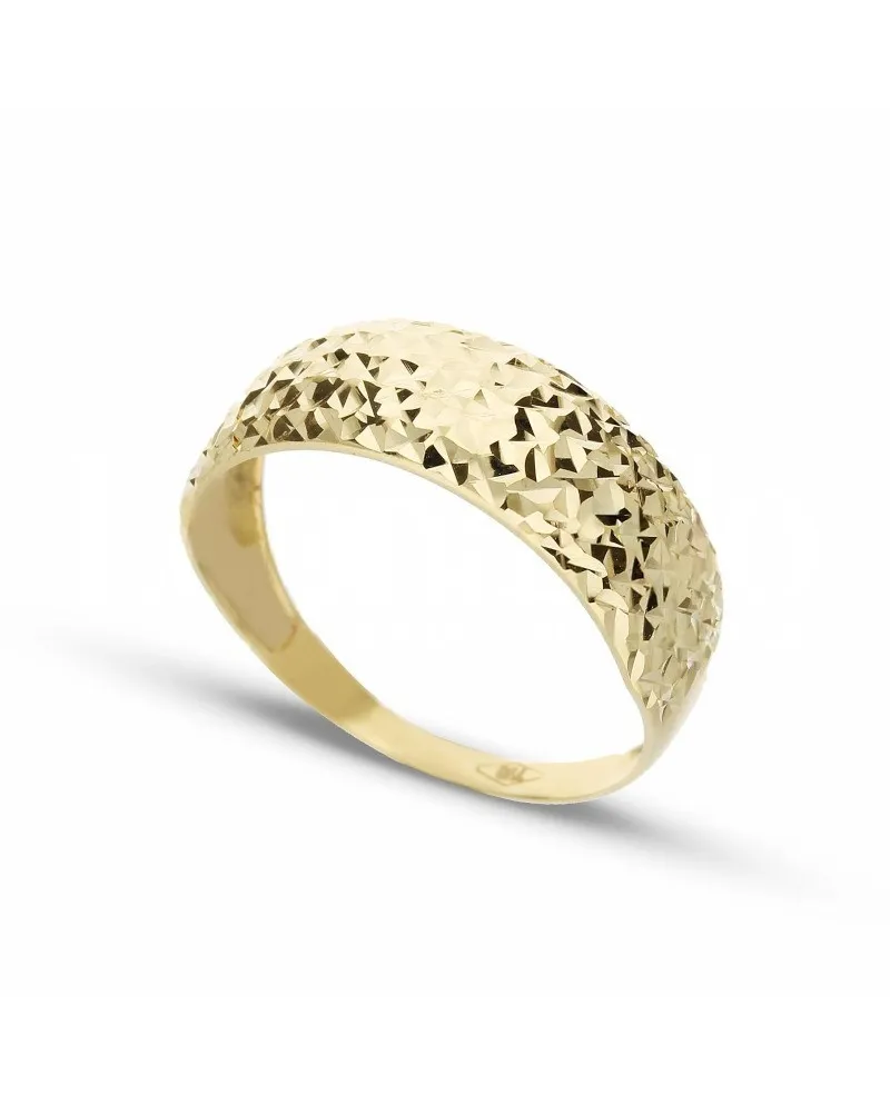 Anello Diamantato Casella Gioielli in Oro Giallo