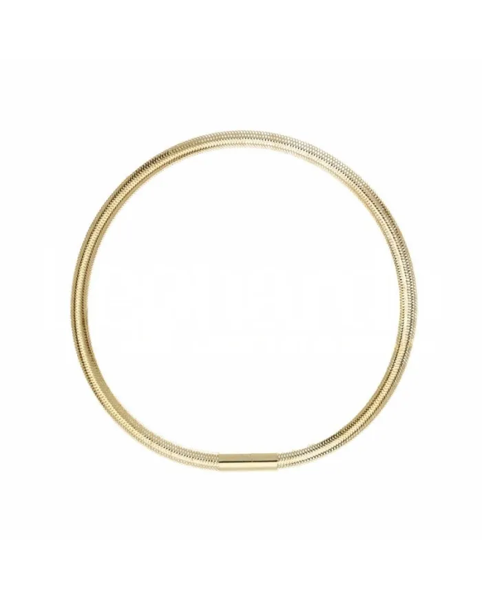 Elastic Bracelet Casella Gioielli in Yellow Gold 3 mm