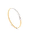 Bracciale Bangle Marco Bicego Masai in Oro con Diamanti Giallo Sottile