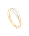 Bracciale Rigido Marco Bicego Marrakech a 3 Fili in Oro Giallo con Diamanti