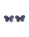 Crivelli Earrings in White Gold and Sapphires with Butterfly