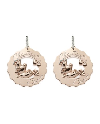 Chantecler Capri large single earring, frog prince in love