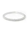 Bracelet élastique Crivelli en or blanc avec diamants